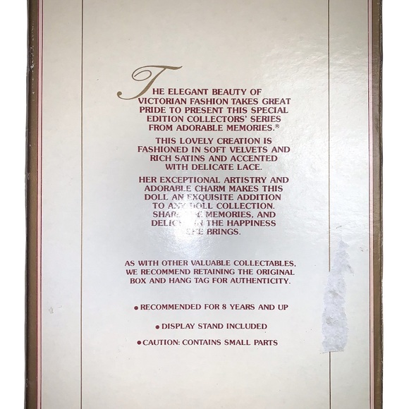 Vintage Genuine Porcelain Girl Doll Special Edition Classical Symphony Collector - Picture 7 of 12